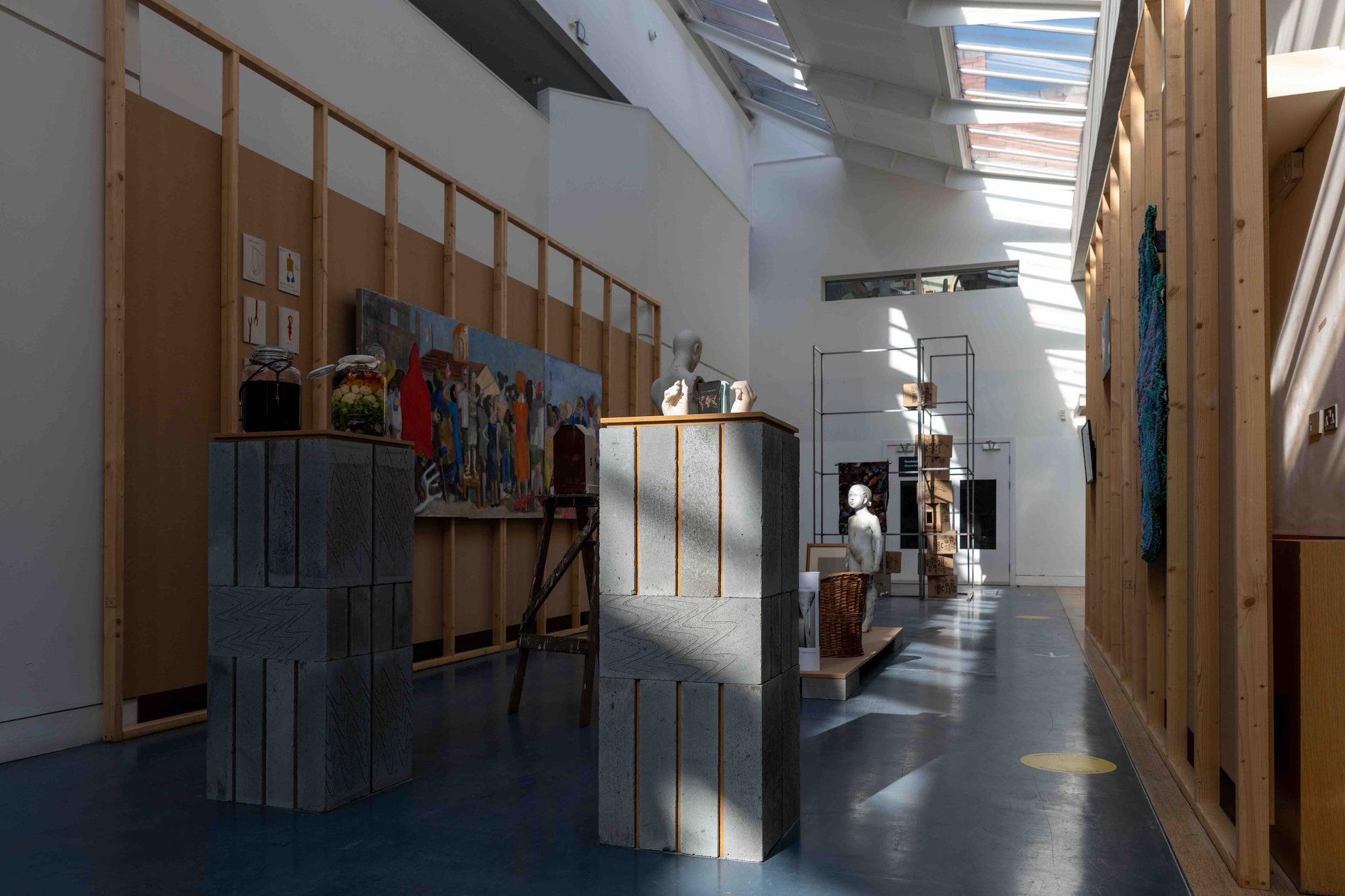 Interesting Times exhibition at the atrium Goulston Street
