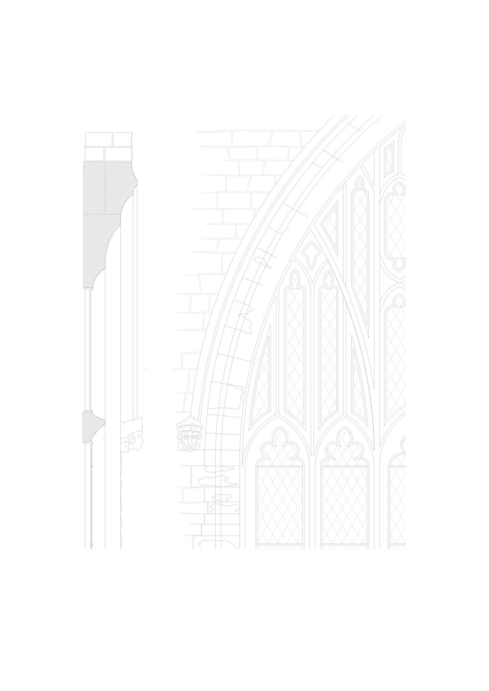 Tim Michel, Window Detail, St Marys Church in Bridport.jpg